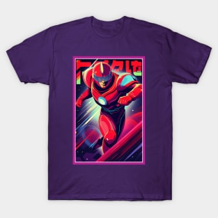 Retro Anime Comic Hero | Anime Origin | Vintage Anime Art T-Shirt